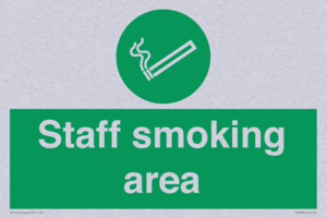 Staff smoking area
